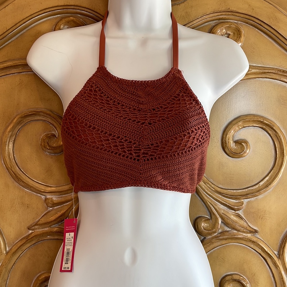 NWT Knitted Bikini Top